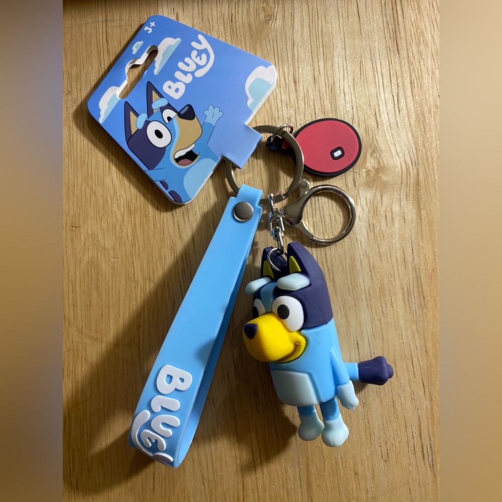 Bluey and Bingo PVC Keychain Bag Charm